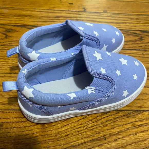 Gap toddler blue star slip on sneakers size 8 - Picture 4 of 4